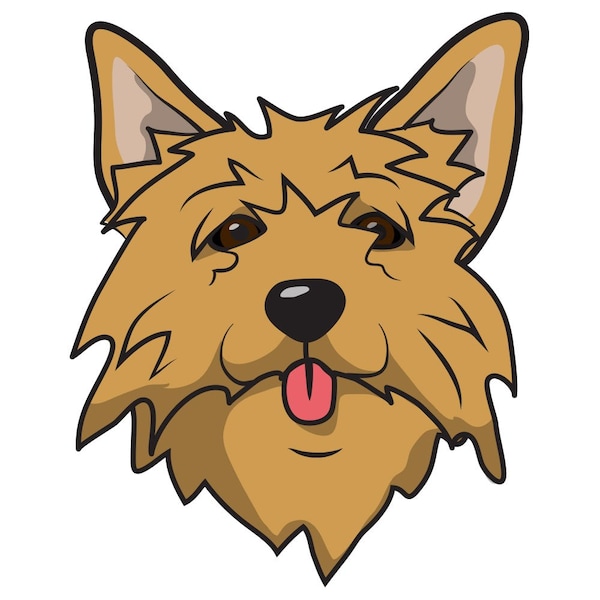 Australian Terrier Dog Decal, Dog Lover Decor Vinyl Sticker